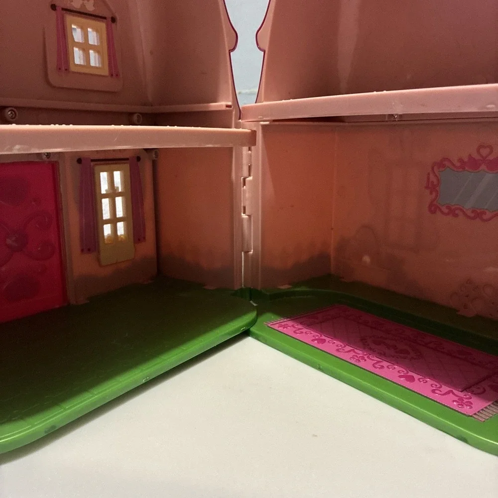 Li'l Woodzeez Country Cabin Cottage House Playset Only No Accessories 11x8x10.5